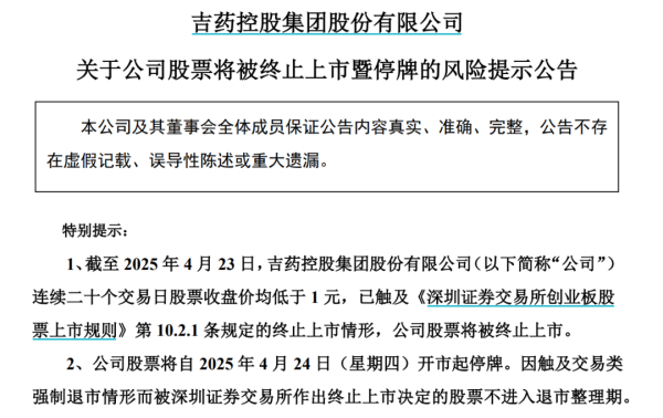 恒正网配资 上市15年累计亏损25亿元, 股价只剩2毛钱! 300108, 退市!